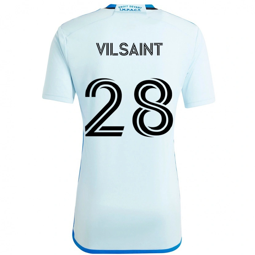 Danxen Kinderen Jules-Anthony Vilsaint #28 Hemelsblauw Donkerblauw Uitshirt Uittenue 2025/26 T-Shirt