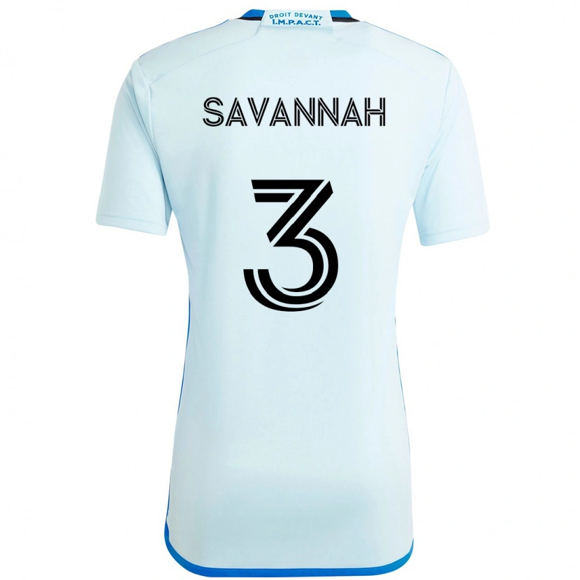 Danxen Kinderen Chenail Savannah #3 Hemelsblauw Donkerblauw Uitshirt Uittenue 2025/26 T-Shirt