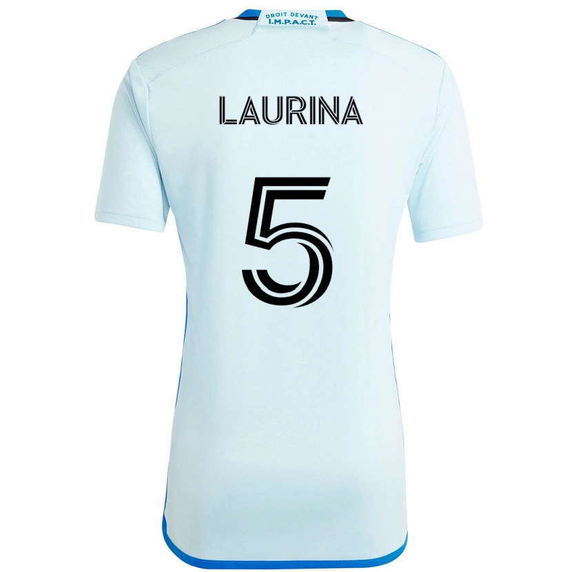 Danxen Kinderen Bilombo Laurina #5 Hemelsblauw Donkerblauw Uitshirt Uittenue 2025/26 T-Shirt