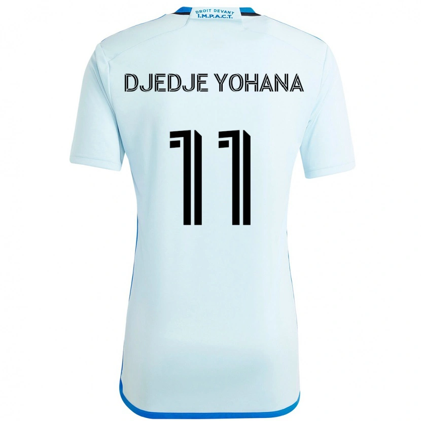 Danxen Kinderen Kabie Djedje Yohana #11 Hemelsblauw Donkerblauw Uitshirt Uittenue 2025/26 T-Shirt