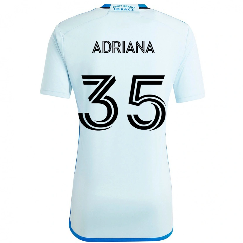 Danxen Kinderen Teoli Adriana #35 Hemelsblauw Donkerblauw Uitshirt Uittenue 2025/26 T-Shirt