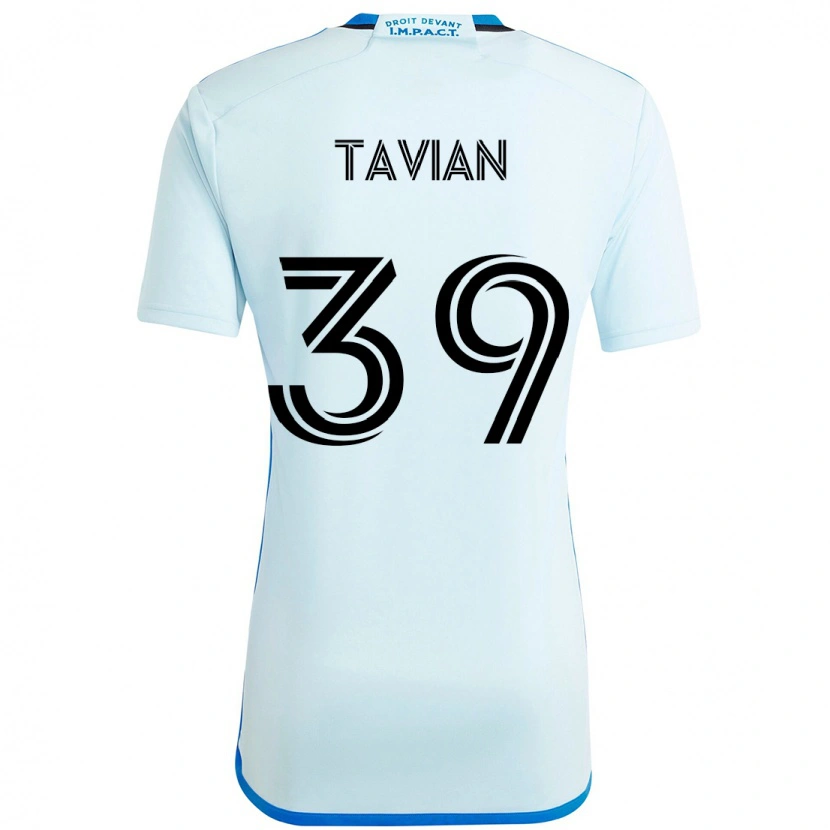 Danxen Kinderen Vandendort Tavian #39 Hemelsblauw Donkerblauw Uitshirt Uittenue 2025/26 T-Shirt