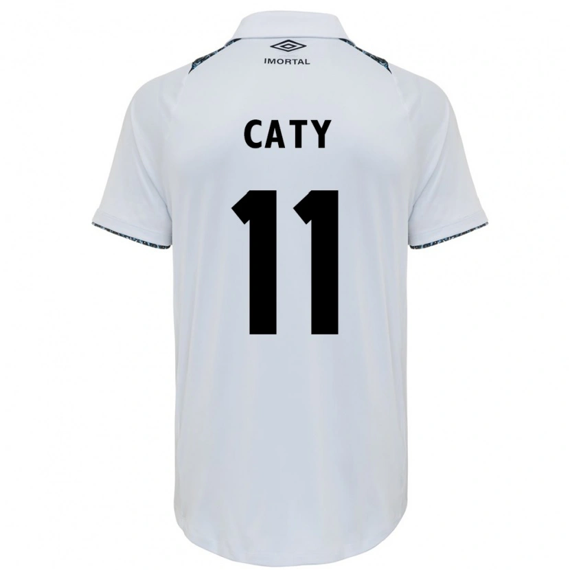 Danxen Kinderen Caty #11 Wit Blauw Uitshirt Uittenue 2025/26 T-Shirt
