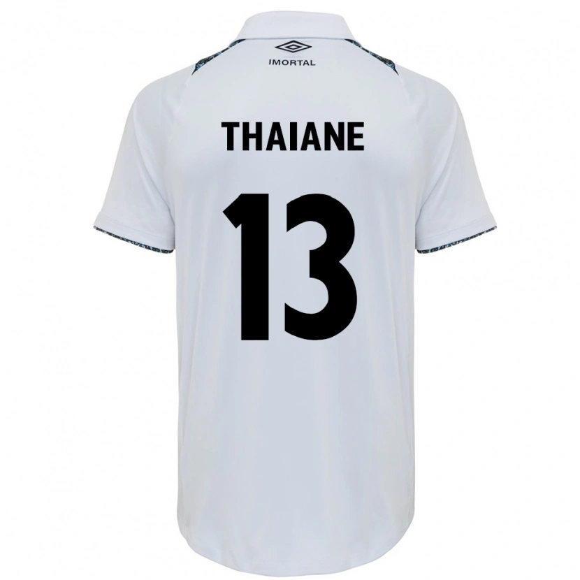 Danxen Kinderen Thaiane #13 Wit Blauw Uitshirt Uittenue 2025/26 T-Shirt