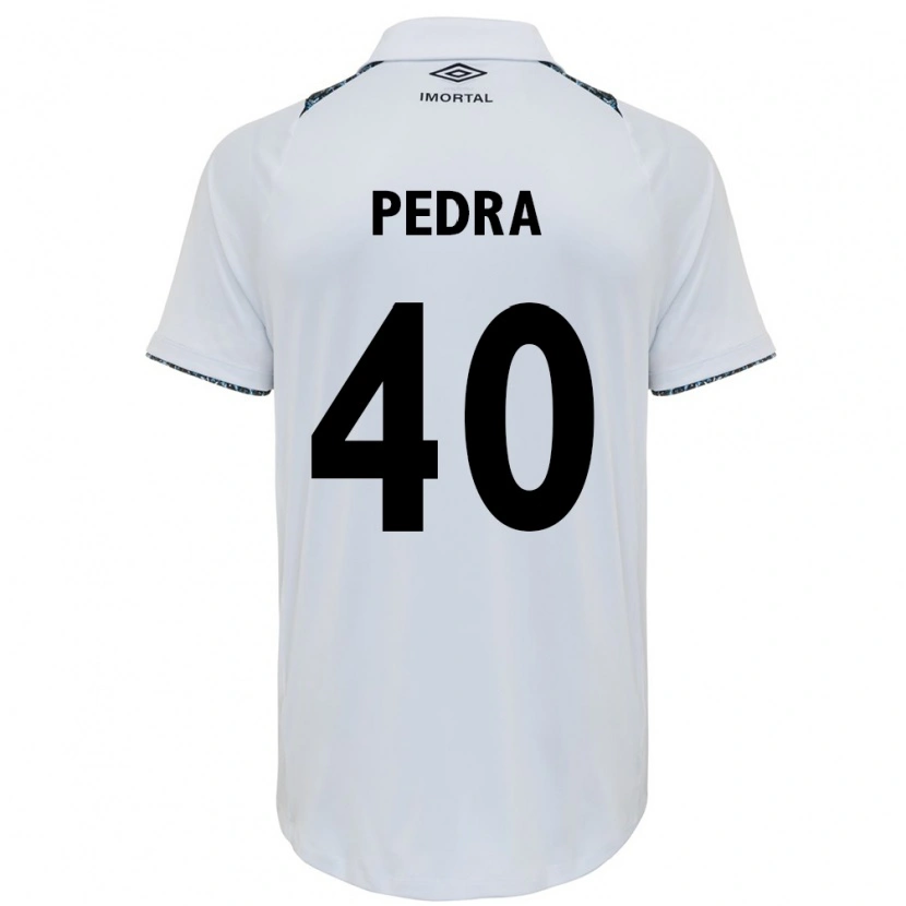 Danxen Kinderen Duda Pedra #40 Wit Blauw Uitshirt Uittenue 2025/26 T-Shirt