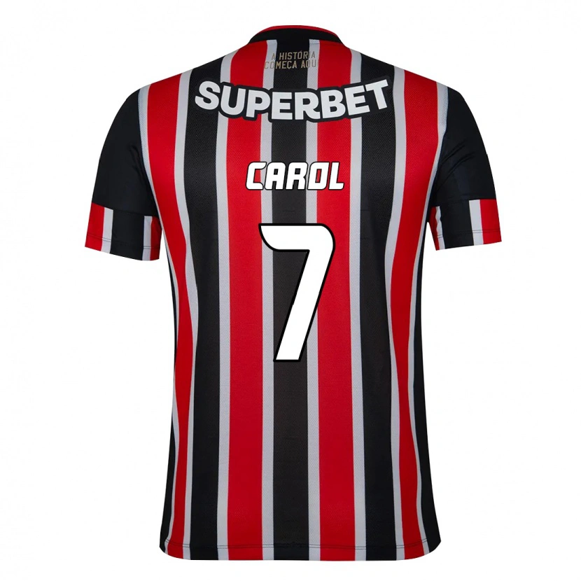 Danxen Kinderen Carol #7 Zwart Rood Uitshirt Uittenue 2025/26 T-Shirt