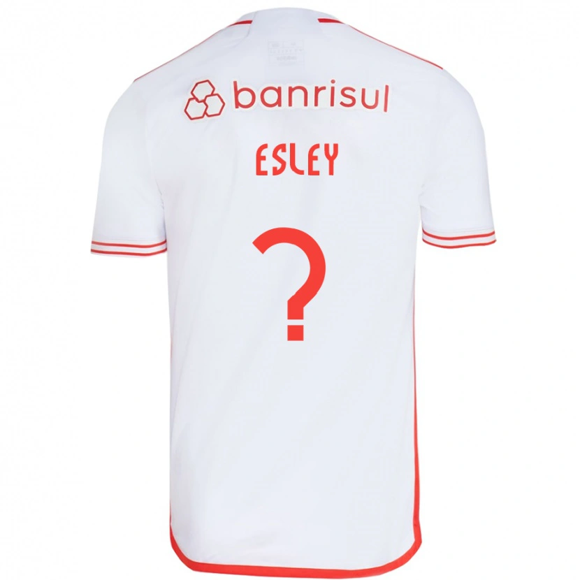 Danxen Kinderen Esley #0 Wit Rood Uitshirt Uittenue 2025/26 T-Shirt