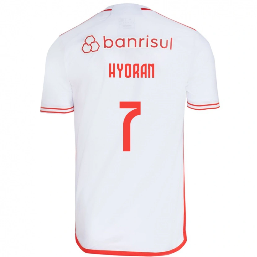Danxen Kinderen Hyoran #7 Wit Rood Uitshirt Uittenue 2025/26 T-Shirt