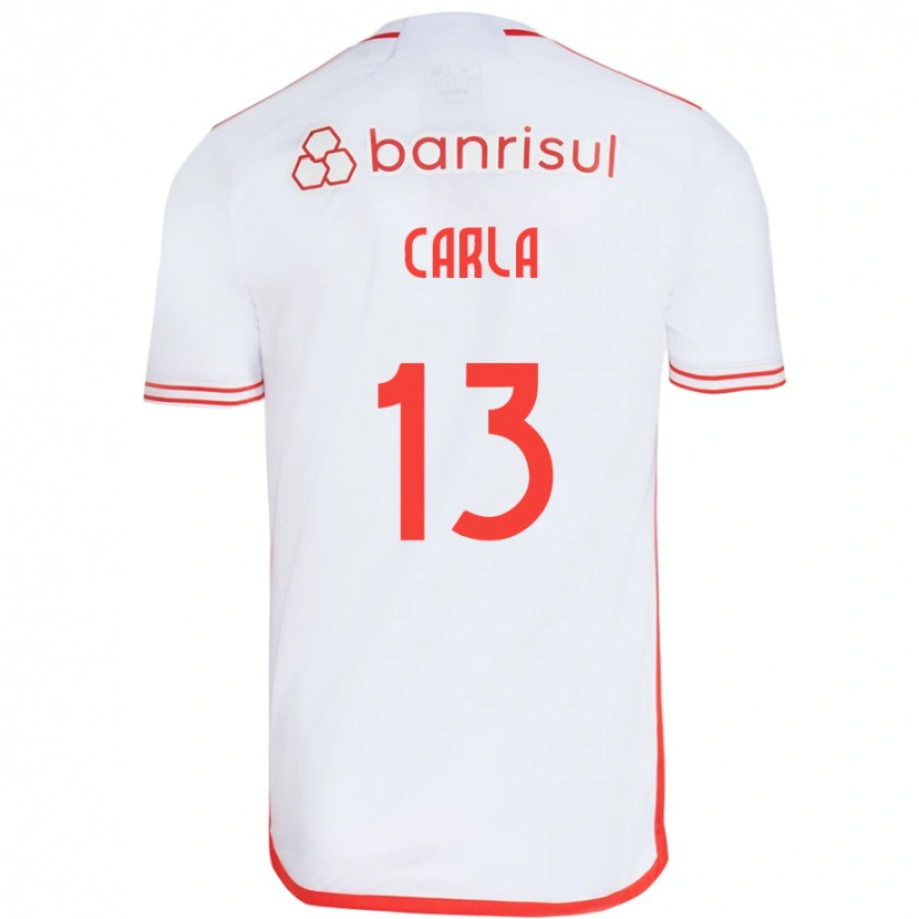 Danxen Kinderen Carla #13 Wit Rood Uitshirt Uittenue 2025/26 T-Shirt