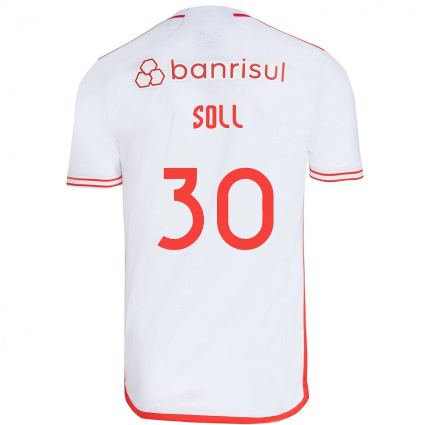 Danxen Kinderen Soll #30 Wit Rood Uitshirt Uittenue 2025/26 T-Shirt