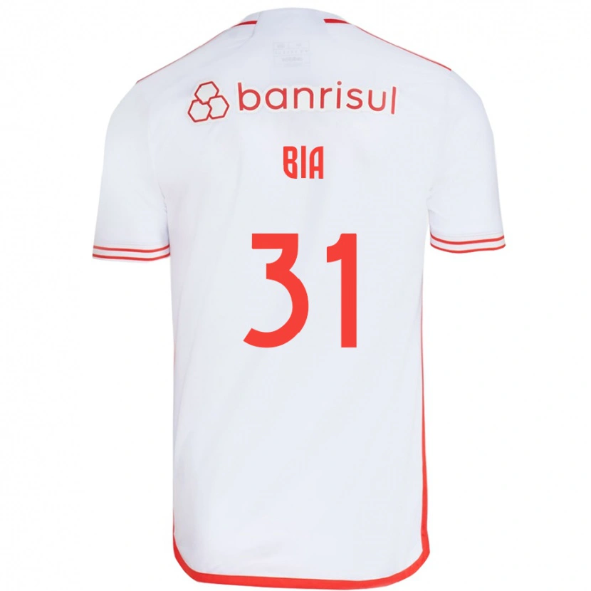 Danxen Kinderen Bia #31 Wit Rood Uitshirt Uittenue 2025/26 T-Shirt