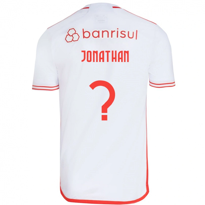 Danxen Kinderen Jonathan #0 Wit Rood Uitshirt Uittenue 2025/26 T-Shirt