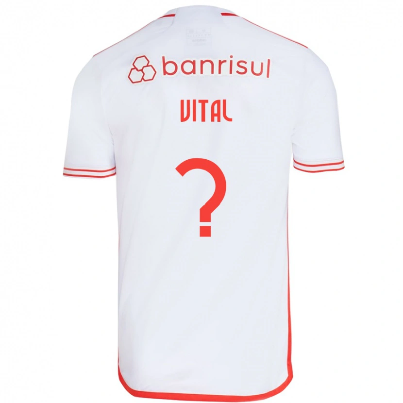 Danxen Kinderen Lucas Vital #0 Wit Rood Uitshirt Uittenue 2025/26 T-Shirt