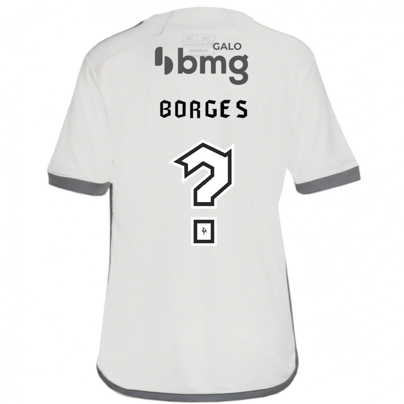 Danxen Kinderen Leo Borges #0 Gebroken Wit Uitshirt Uittenue 2025/26 T-Shirt