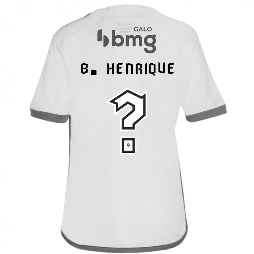 Danxen Kinderen Bruno Henrique #0 Gebroken Wit Uitshirt Uittenue 2025/26 T-Shirt