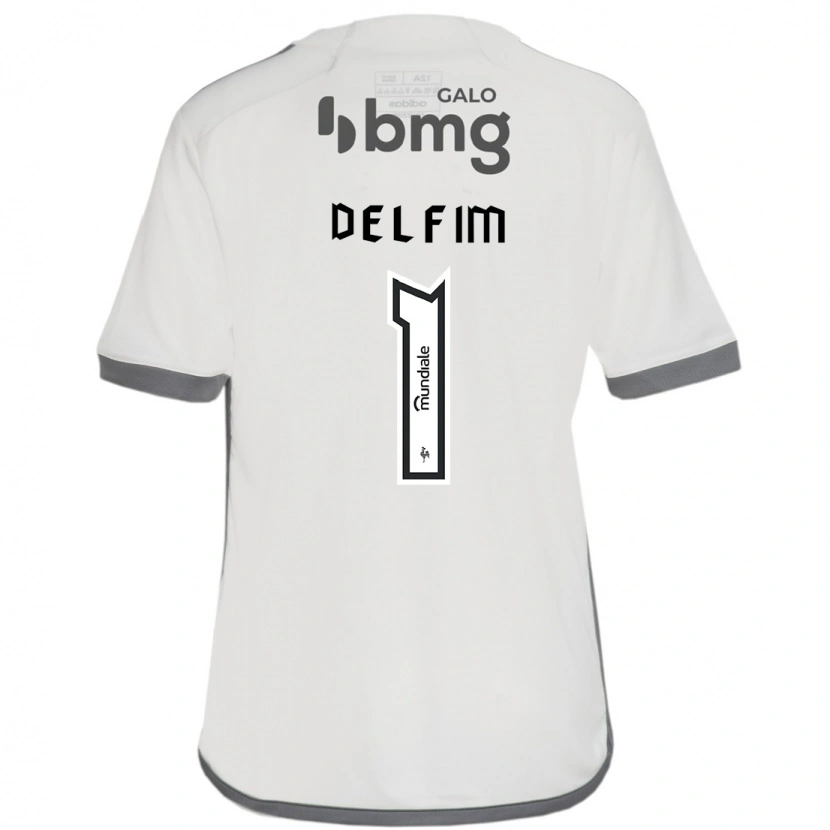 Danxen Kinderen Gabriel Delfim #1 Gebroken Wit Uitshirt Uittenue 2025/26 T-Shirt