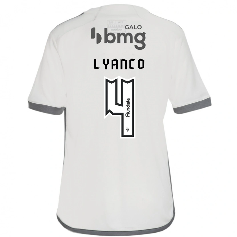 Danxen Kinderen Lyanco #4 Gebroken Wit Uitshirt Uittenue 2025/26 T-Shirt