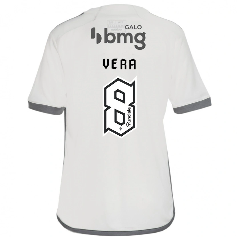 Danxen Kinderen Fausto Vera #8 Gebroken Wit Uitshirt Uittenue 2025/26 T-Shirt