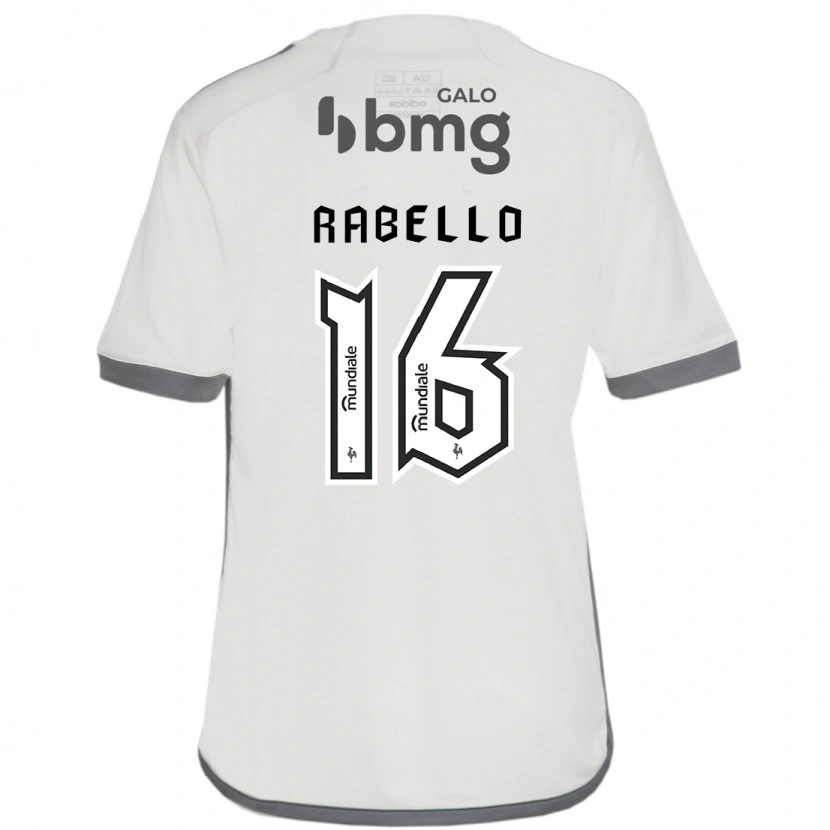 Danxen Kinderen Igor Rabello #16 Gebroken Wit Uitshirt Uittenue 2025/26 T-Shirt