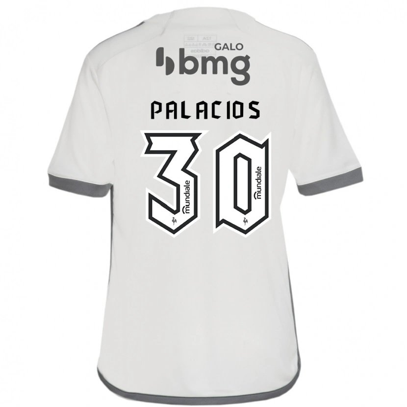 Danxen Kinderen Brahian Palacios #30 Gebroken Wit Uitshirt Uittenue 2025/26 T-Shirt