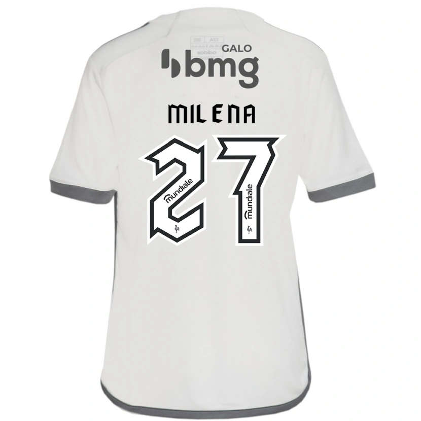 Danxen Kinderen Milena #27 Gebroken Wit Uitshirt Uittenue 2025/26 T-Shirt