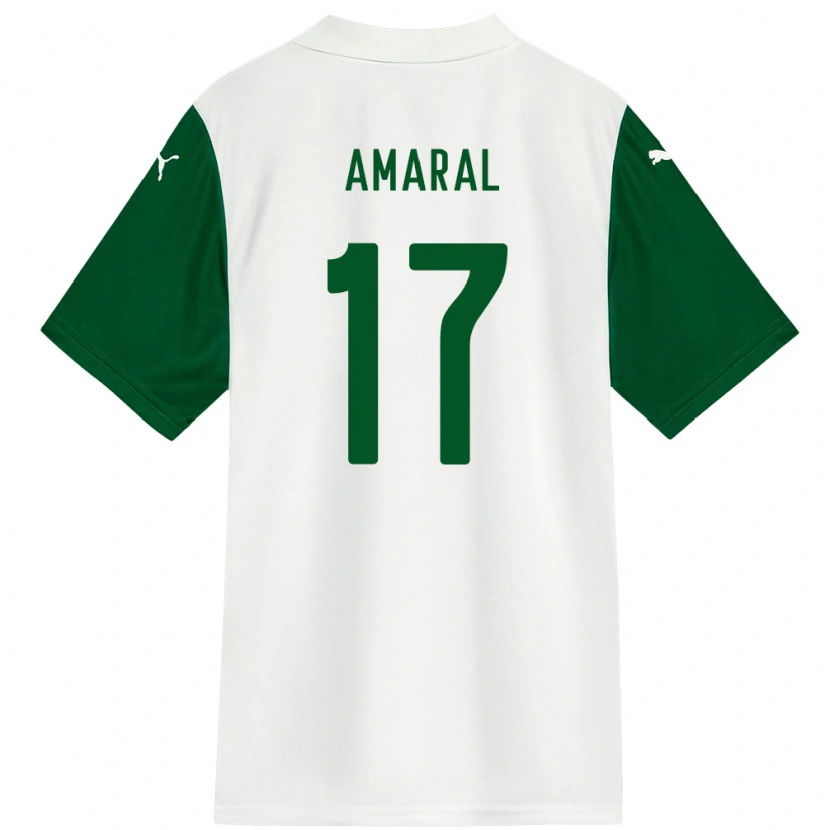 Danxen Kinderen Isadora Amaral #17 Wit Groen Uitshirt Uittenue 2025/26 T-Shirt