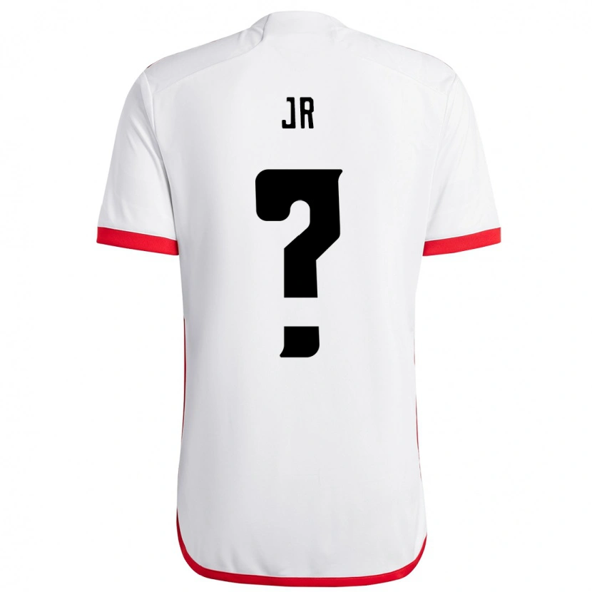 Danxen Kinderen Wanderson Jr #0 Wit Rood Uitshirt Uittenue 2025/26 T-Shirt