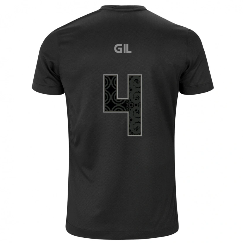 Danxen Kinderen Gil #4 Zwart Wit Uitshirt Uittenue 2025/26 T-Shirt