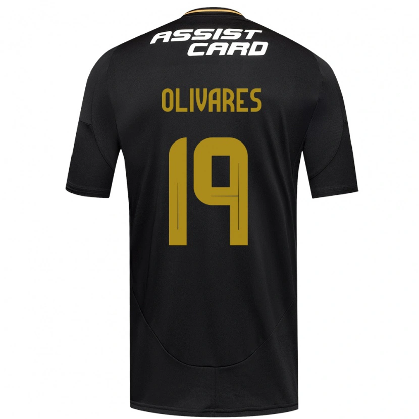 Danxen Kinderen Michelle Olivares #19 Zwart Wit Uitshirt Uittenue 2025/26 T-Shirt