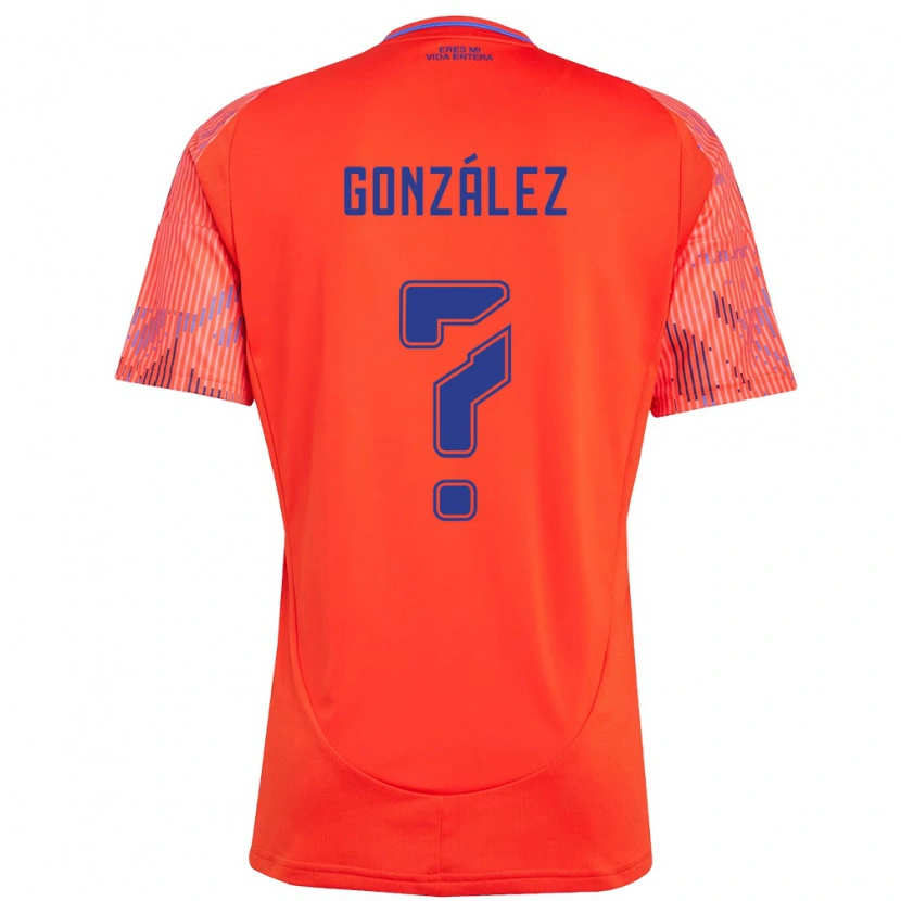 Danxen Kinderen Andher González #0 Oranje Rood Uitshirt Uittenue 2025/26 T-Shirt