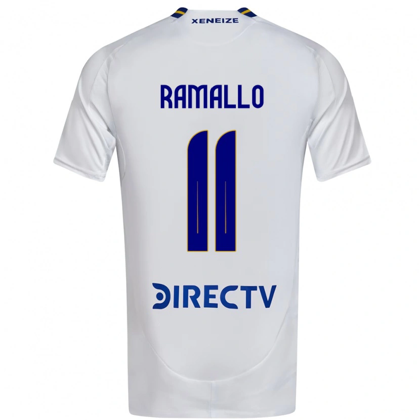 Danxen Kinderen Yael Ramallo #11 Wit Blauw Uitshirt Uittenue 2025/26 T-Shirt
