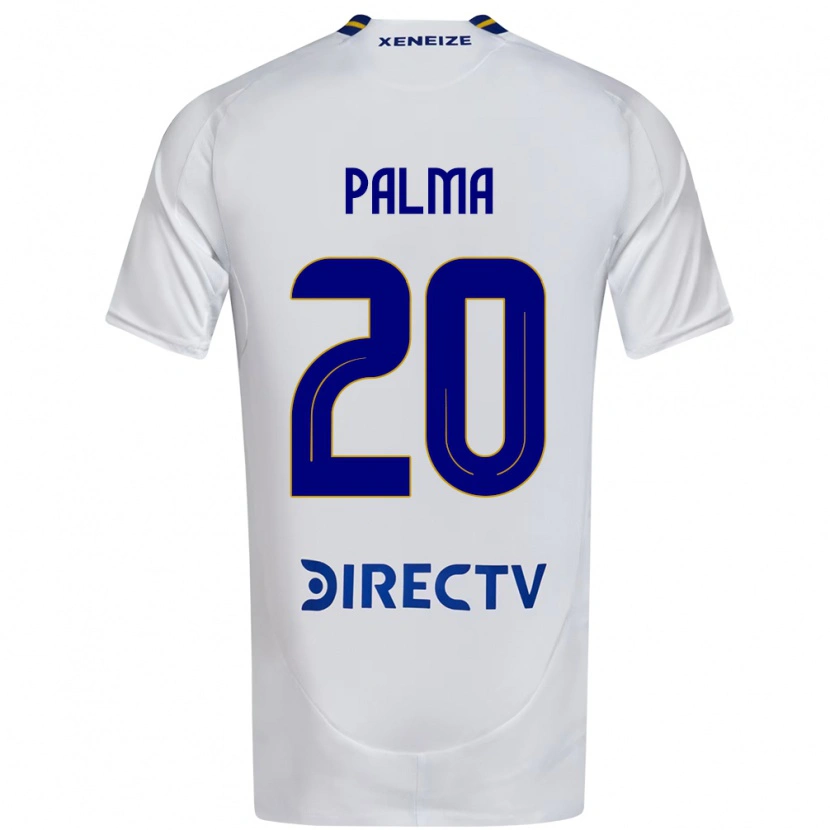 Danxen Kinderen Lucas Palma #20 Wit Blauw Uitshirt Uittenue 2025/26 T-Shirt