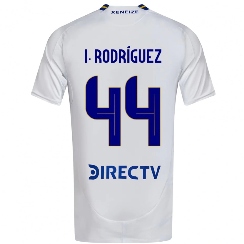 Danxen Kinderen Ignacio Rodríguez #44 Wit Blauw Uitshirt Uittenue 2025/26 T-Shirt