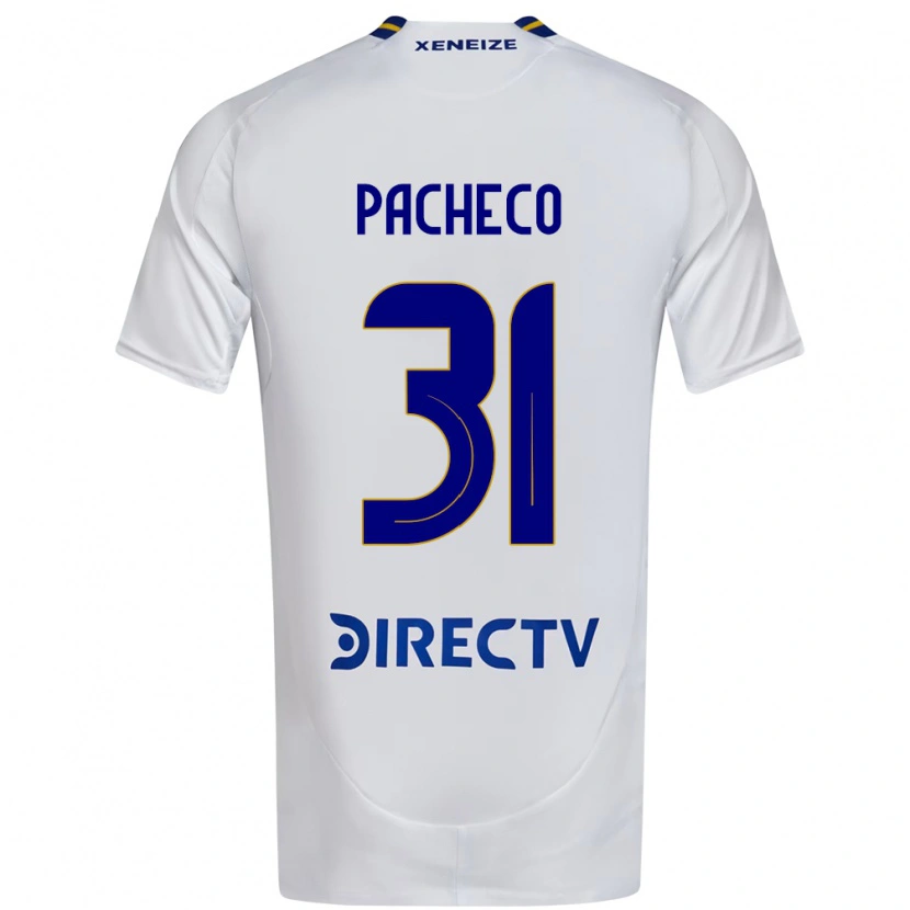 Danxen Kinderen Costanza Pacheco #31 Wit Blauw Uitshirt Uittenue 2025/26 T-Shirt