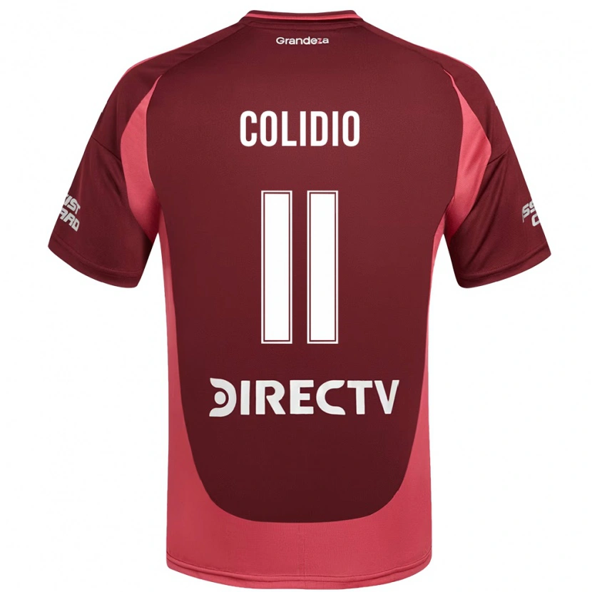 Danxen Kinderen Facundo Colidio #11 Bourgondisch Magenta Uitshirt Uittenue 2025/26 T-Shirt