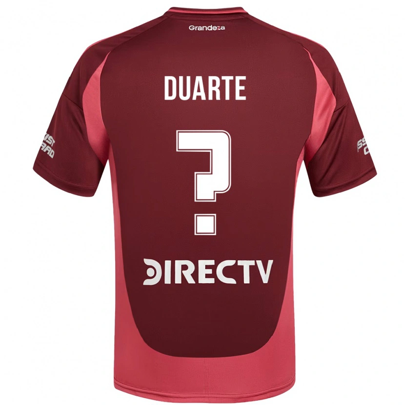 Danxen Kinderen Luciana Duarte #0 Bourgondisch Magenta Uitshirt Uittenue 2025/26 T-Shirt