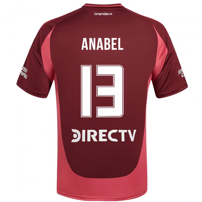 Danxen Kinderen Giuliana Anabel González Ranzuglia #13 Bourgondisch Magenta Uitshirt Uittenue 2025/26 T-Shirt
