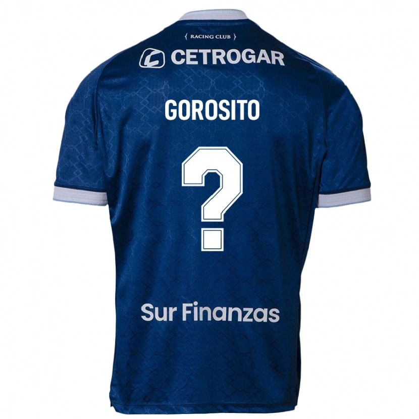 Danxen Kinderen Ivan Gorosito #0 Donkerblauw Uitshirt Uittenue 2025/26 T-Shirt