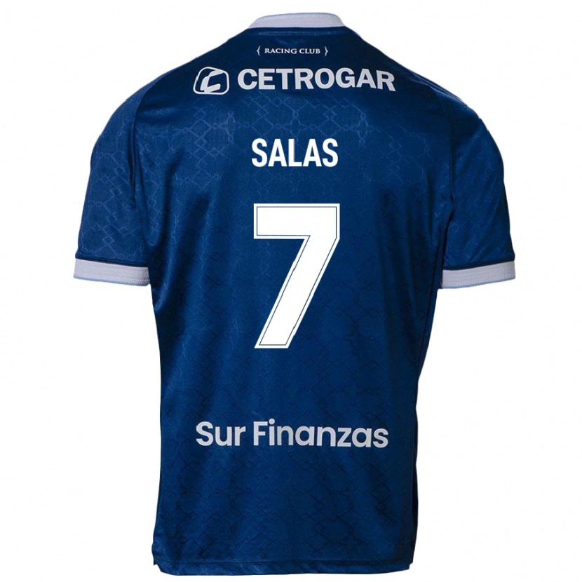 Danxen Kinderen Maximiliano Salas #7 Donkerblauw Uitshirt Uittenue 2025/26 T-Shirt