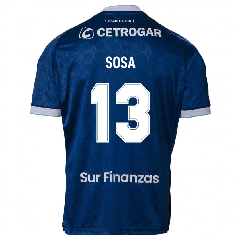 Danxen Kinderen Santiago Sosa #13 Donkerblauw Uitshirt Uittenue 2025/26 T-Shirt
