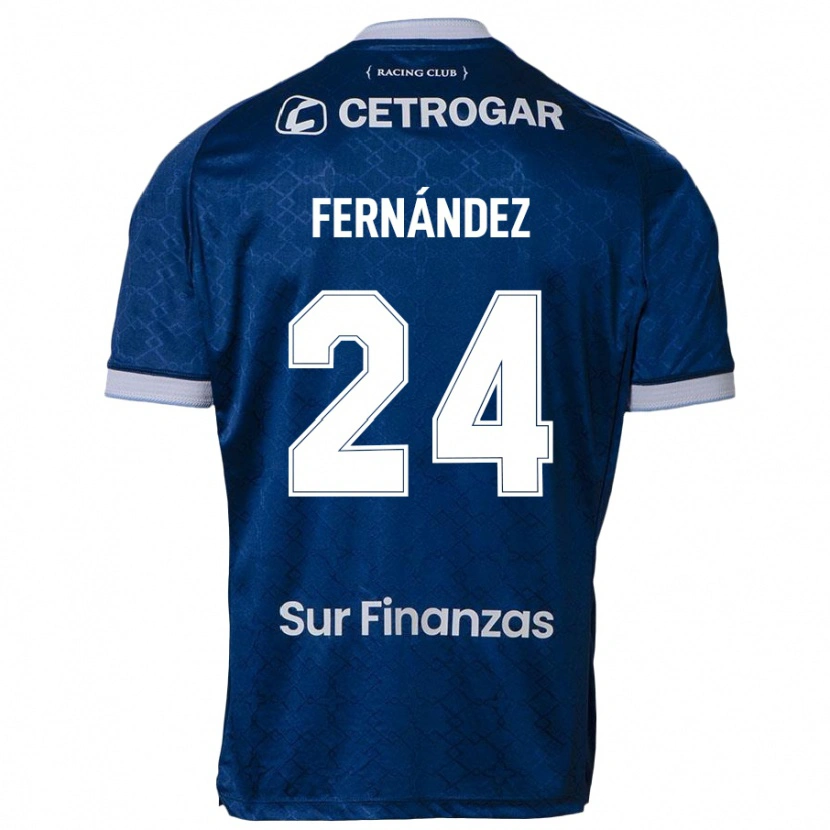 Danxen Kinderen Adrián Fernández #24 Donkerblauw Uitshirt Uittenue 2025/26 T-Shirt