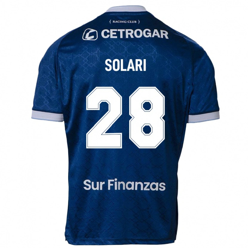 Danxen Kinderen Santiago Solari #28 Donkerblauw Uitshirt Uittenue 2025/26 T-Shirt