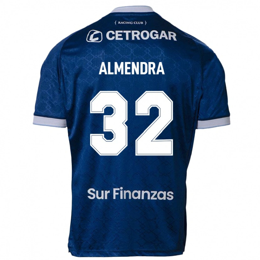 Danxen Kinderen Agustín Almendra #32 Donkerblauw Uitshirt Uittenue 2025/26 T-Shirt