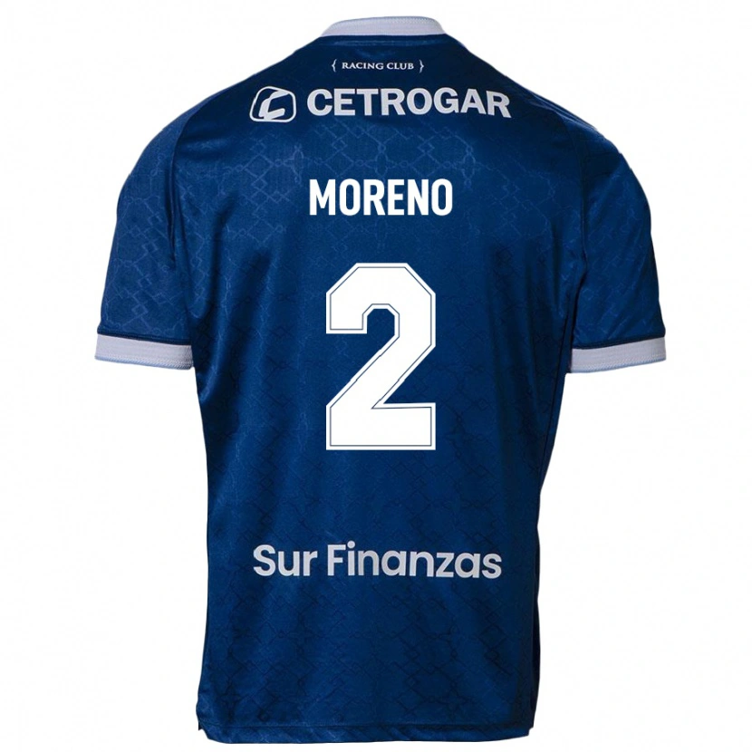 Danxen Kinderen Melina Moreno #2 Donkerblauw Uitshirt Uittenue 2025/26 T-Shirt