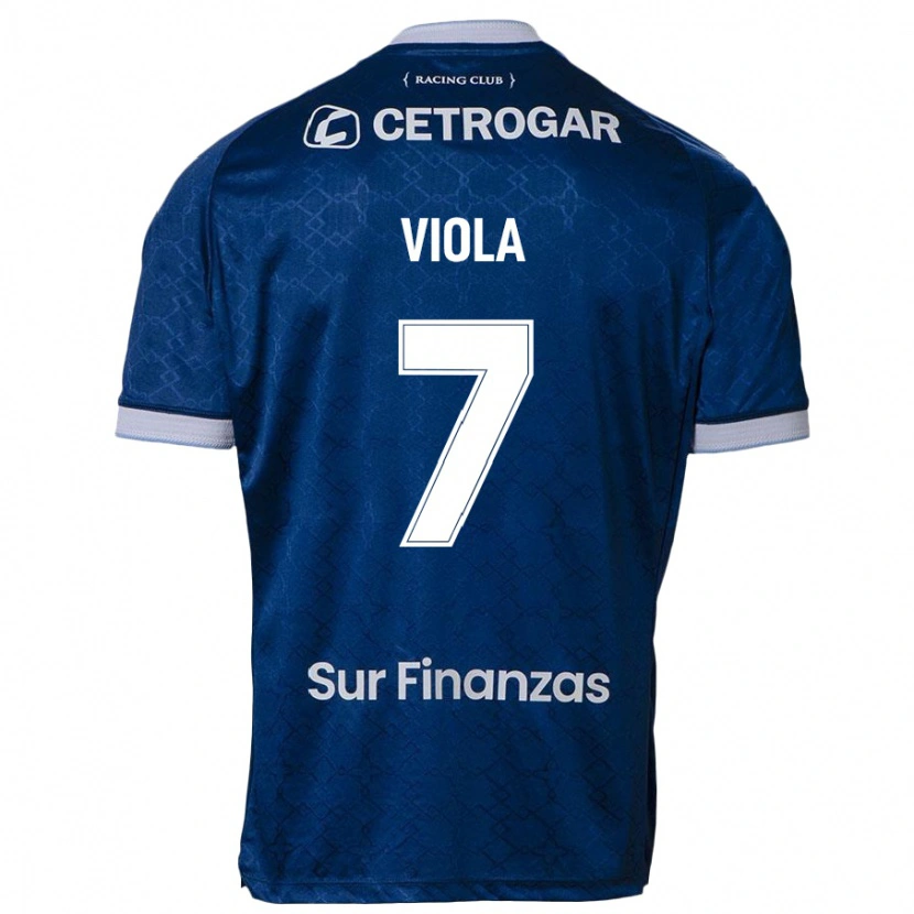 Danxen Kinderen Nazarena Viola #7 Donkerblauw Uitshirt Uittenue 2025/26 T-Shirt