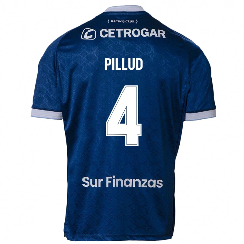 Danxen Kinderen Ivan Pillud #4 Donkerblauw Uitshirt Uittenue 2025/26 T-Shirt