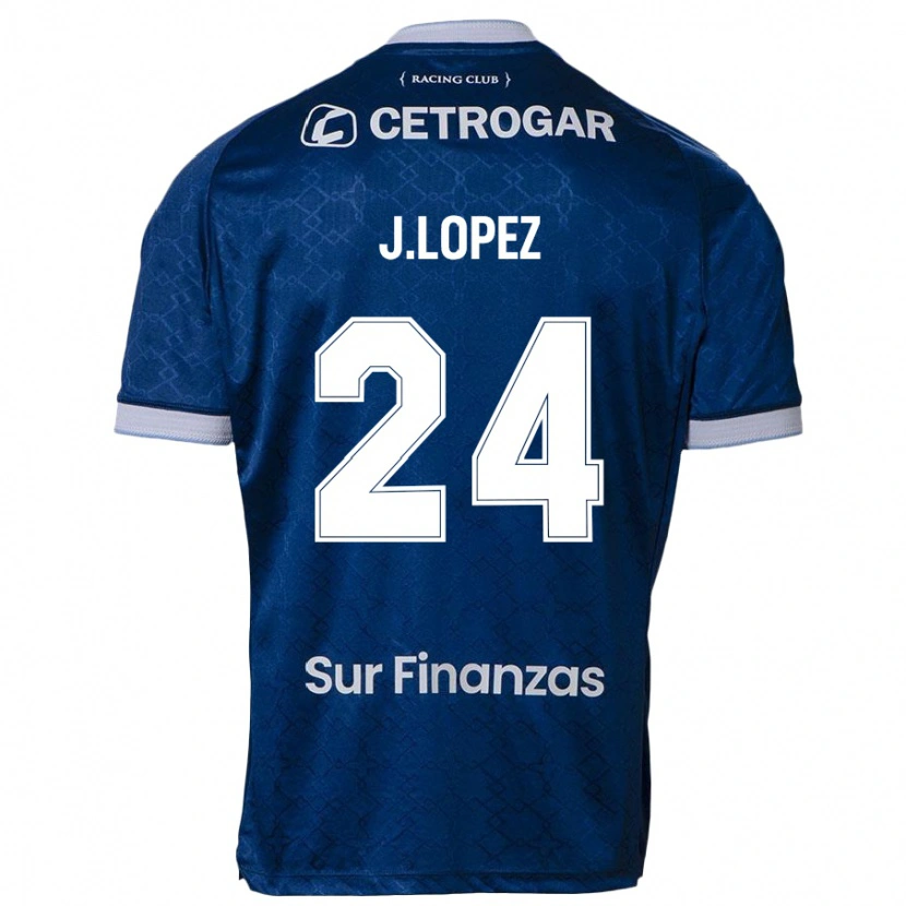Danxen Kinderen Julian Lopez #24 Donkerblauw Uitshirt Uittenue 2025/26 T-Shirt