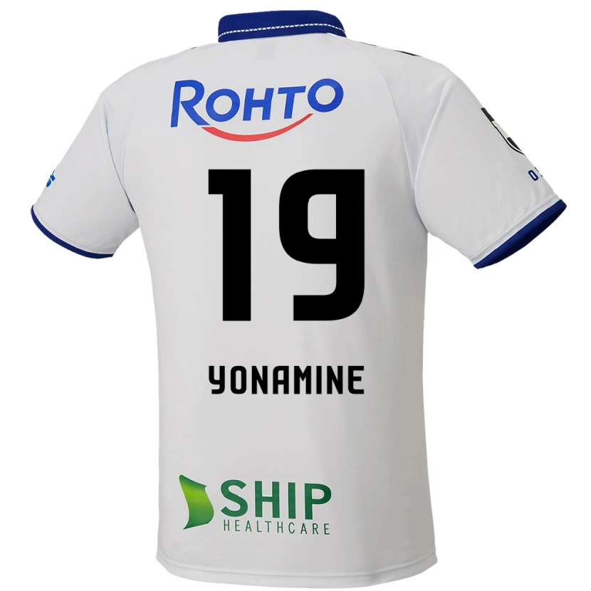 Danxen Kinderen Kotaro Yonamine #19 Wit Blauw Zwart Uitshirt Uittenue 2025/26 T-Shirt