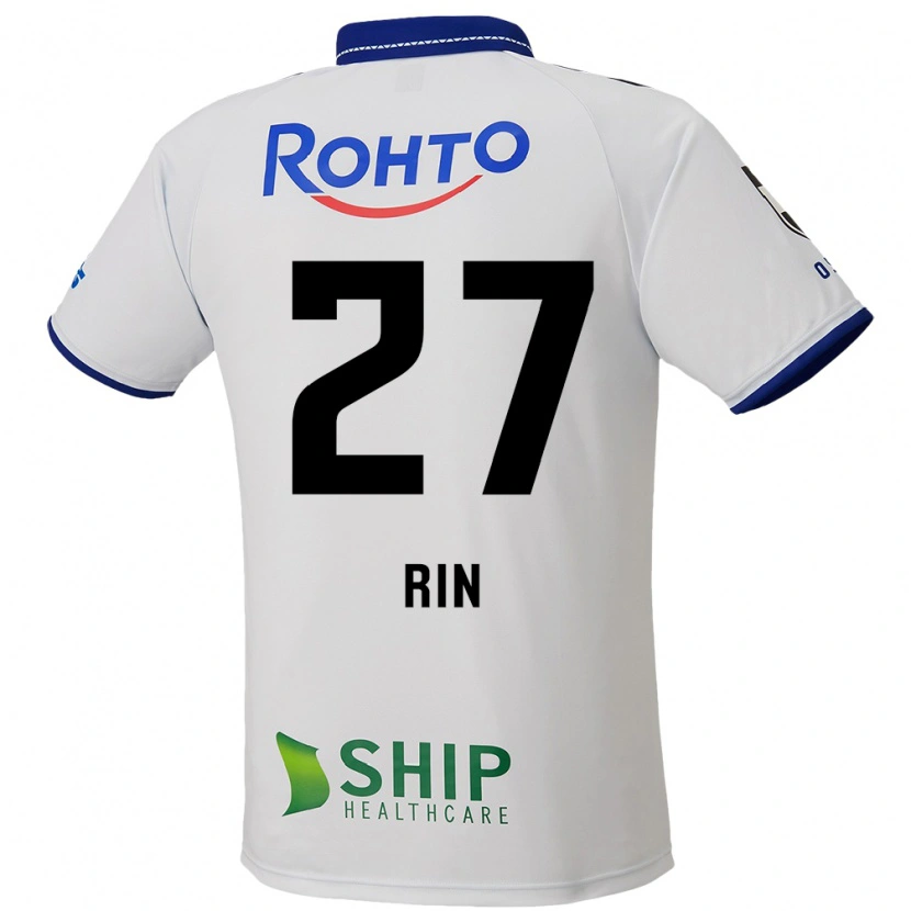 Danxen Kinderen Rin Mito #27 Wit Blauw Zwart Uitshirt Uittenue 2025/26 T-Shirt