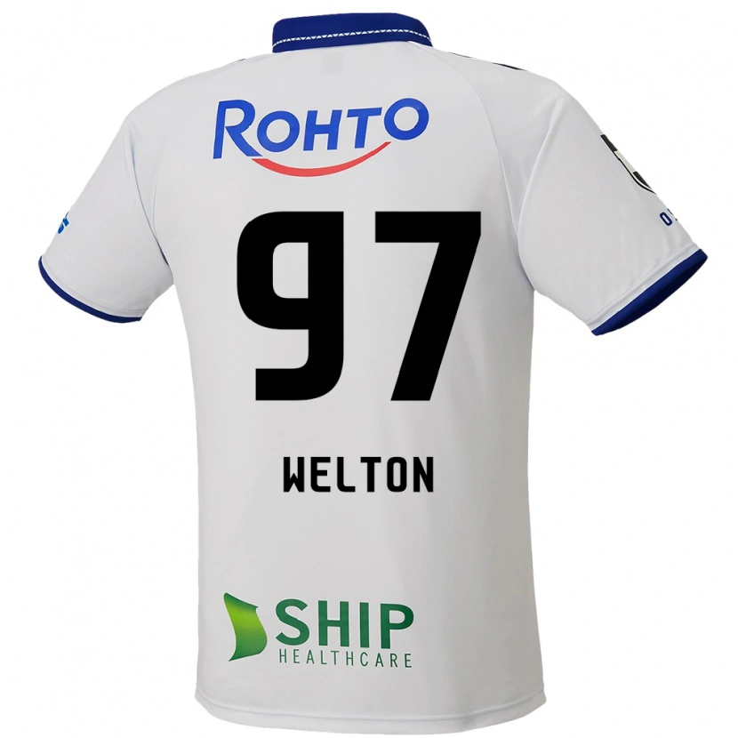 Danxen Kinderen Welton #97 Wit Blauw Zwart Uitshirt Uittenue 2025/26 T-Shirt